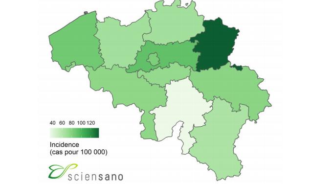 Désormais 849 cas de covid-19 confirmés en province de Liège