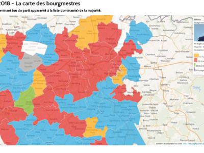 Elections 2018 : la carte des résultats et majorité dans votre commune 