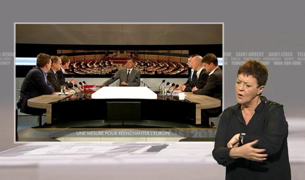 Elections Européennes 2019 : le débat politique (accessible aux sourds et malentendants)