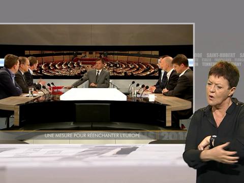 Elections Européennes 2019 : le débat politique (accessible aux sourds et malentendants)
