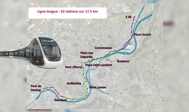 Extensions du tram vers Seraing et Herstal : début de l'étude d'incidences