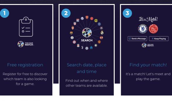 Find Your Match, le Tinder du foot, est lancé sur le web !