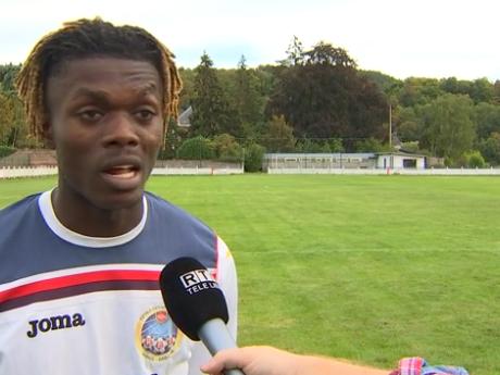 Football: Wanze Bas Oha - Dison : Interviews