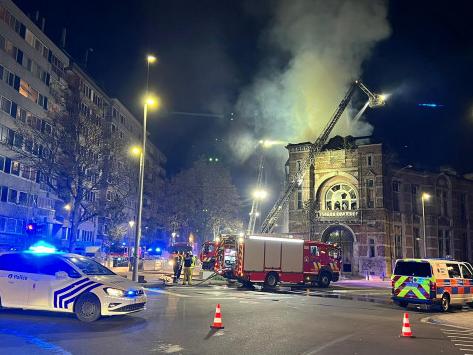 L'hôpital de Bavière à nouveau la proie des flammes