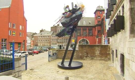 L'oeuvre d'Arne Quinze à l'Hôtel de Bocholtz accessible aux promeneurs