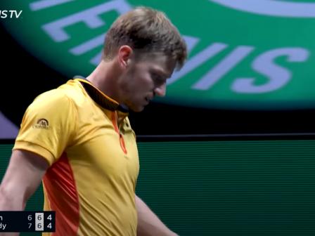 "Pas de mauvaises ondes" pour David Goffin