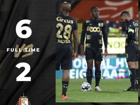Le Standard a sombré à Ostende (6-2)