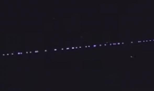 Les satellites Starlink bien visibles chez nous