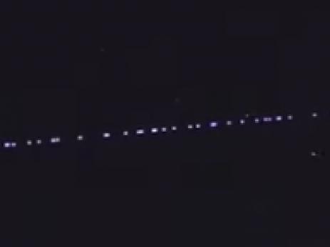 Les satellites Starlink bien visibles chez nous