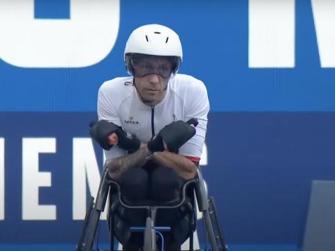 Para-athlétisme: Roger Habsch est vice-champion du monde sur 100m