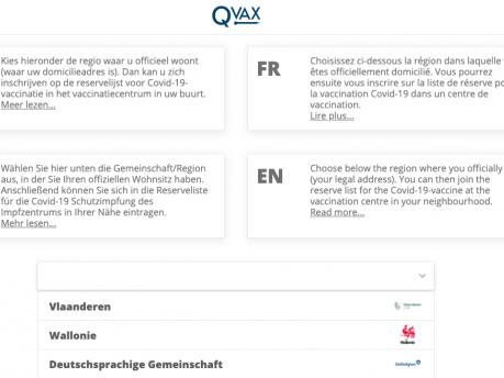 Vaccination: 1 minute pour s'inscrire sur QVAX!