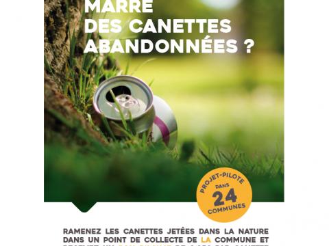 Reprise des canettes abandonnées : 4 communes liégeoises participent