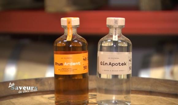 Saveurs de chez nous : Gin Apotek et Rhum Ardent