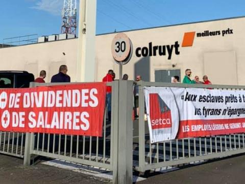 Social : le personnel du Colruyt de Chênée a levé le piquet de grève vers 11h45