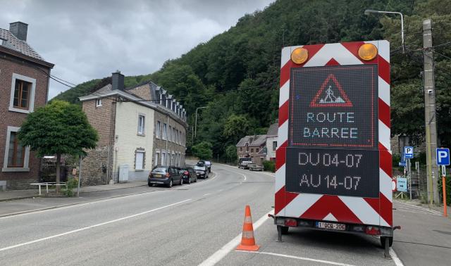 Sprimont-Aywaille : la N30 fermée sur 3 km