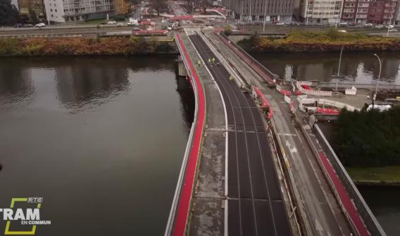 Tram : le pont Atlas fermé durant 7 mois pour terminer l'élargissement de l'ouvrage 