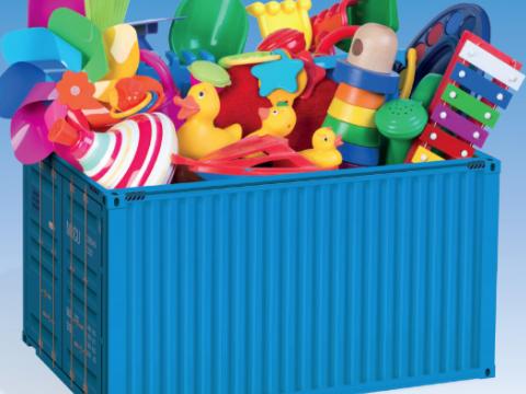 Un défi solidaire : remplir un conteneur de jouets ! 