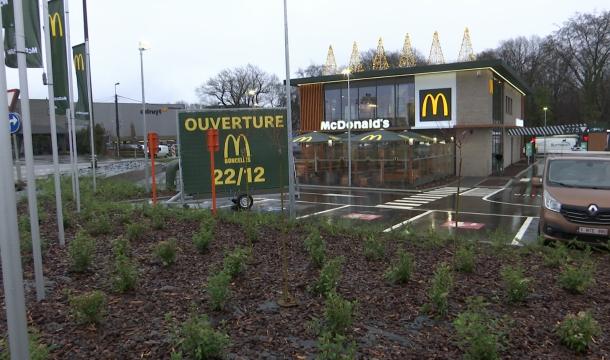Un McDonald's flambant neuf à la place de l'Edelweiss à Boncelles