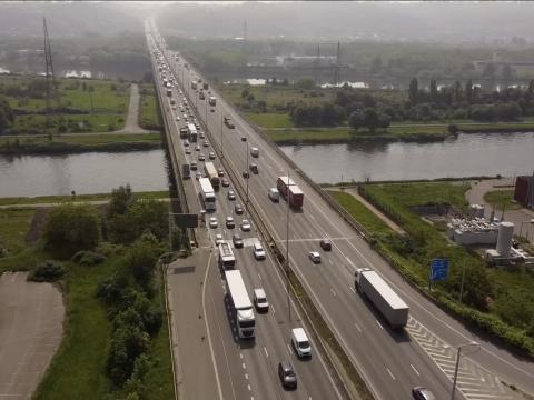 Viaduc de Herstal : vitesse toujours limitée à 50 km/h