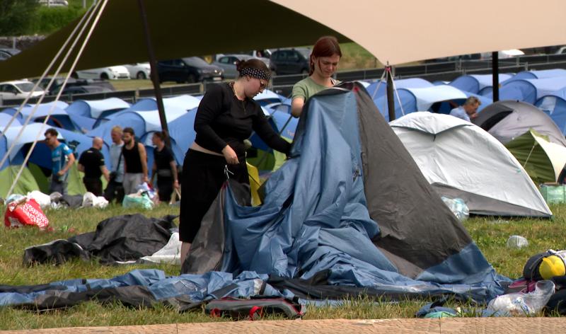 Ardentes J+1 : seconde vie pour le matériel de camping oublié