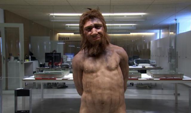 L’homme de Spy se réfugie au Préhistomuseum
