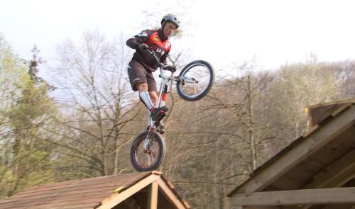 La crème du vélo-trial à Aywaille