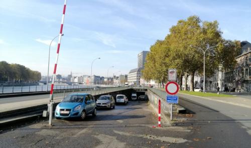 Liège : incendie dans un tunnel désaffecté