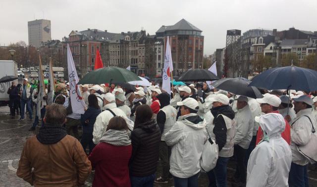 Liège: 600 participants à un rassemblement contre les violences sur les policiers