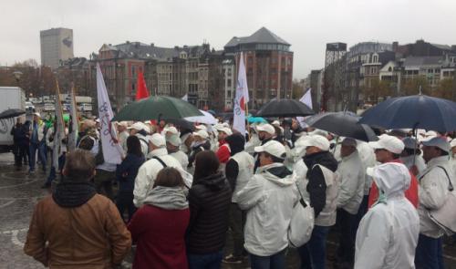 Liège: 600 participants à un rassemblement contre les violences sur les policiers