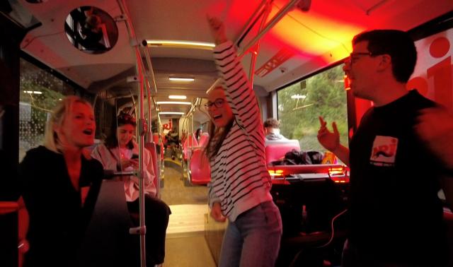 Le bus 48 se transforme en discothèque le temps d'une journée