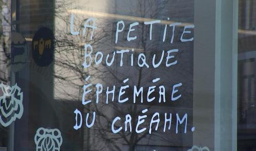 Le Créahm ouvre sa boutique éphémère au Fiacre