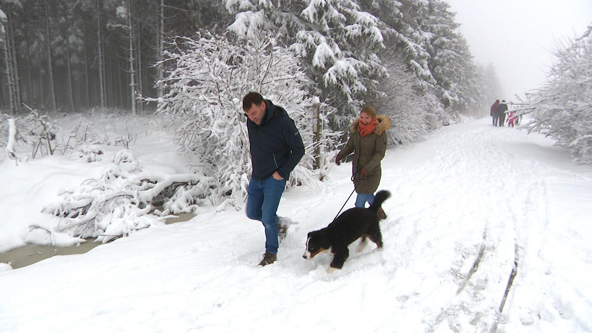 La neige s'invite par surprise pour débuter l'année