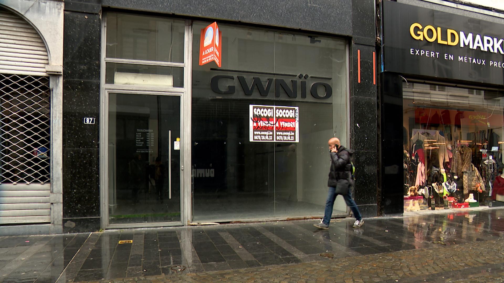 1/3 des vitrines sont vides au centre-ville de Liège