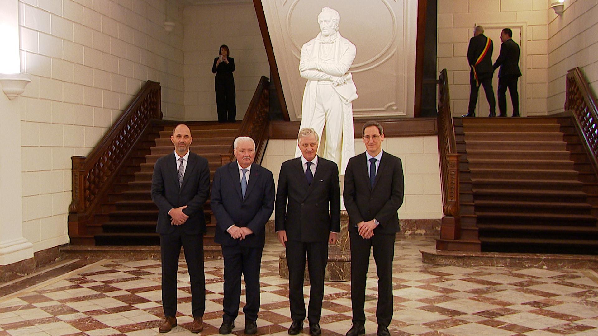 Visite royale : de l'hydrogène vert chez John Cockerill