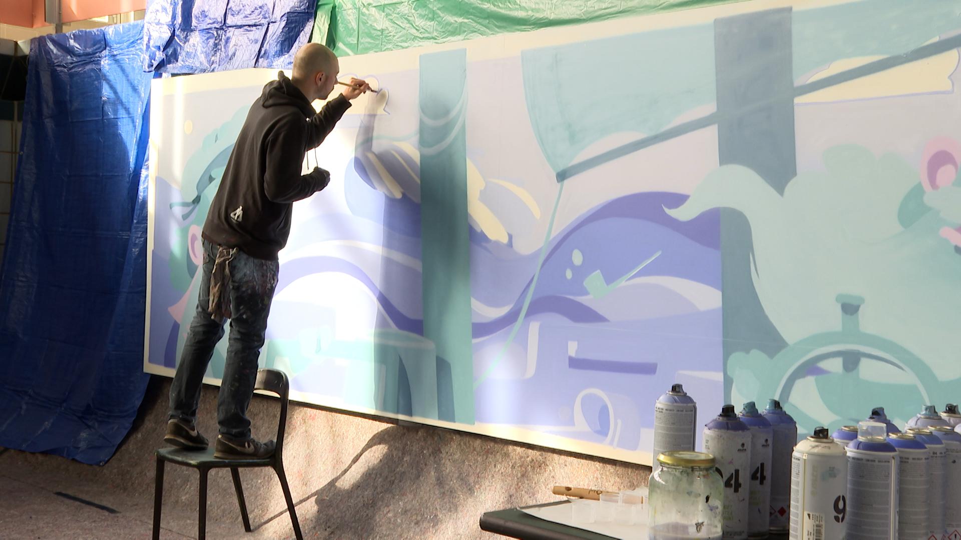 L'art urbain se dévoile à Hannut