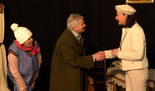"L'héritière, une messe pour des patates" une nouvelle comédie de Gisèle Mariette avec Manue Happart et Didier Boclinville