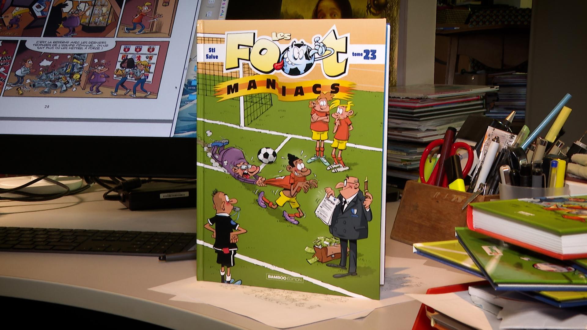 Foot Maniacs : la BD humoristique dessinée par le Liégeois Olivier Saive