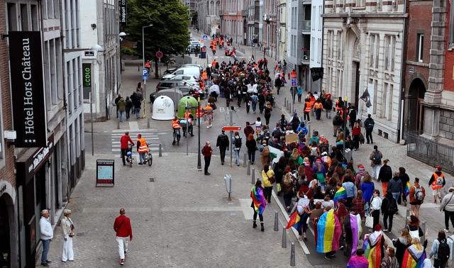 La Pride s'impose dans les rues de Liège