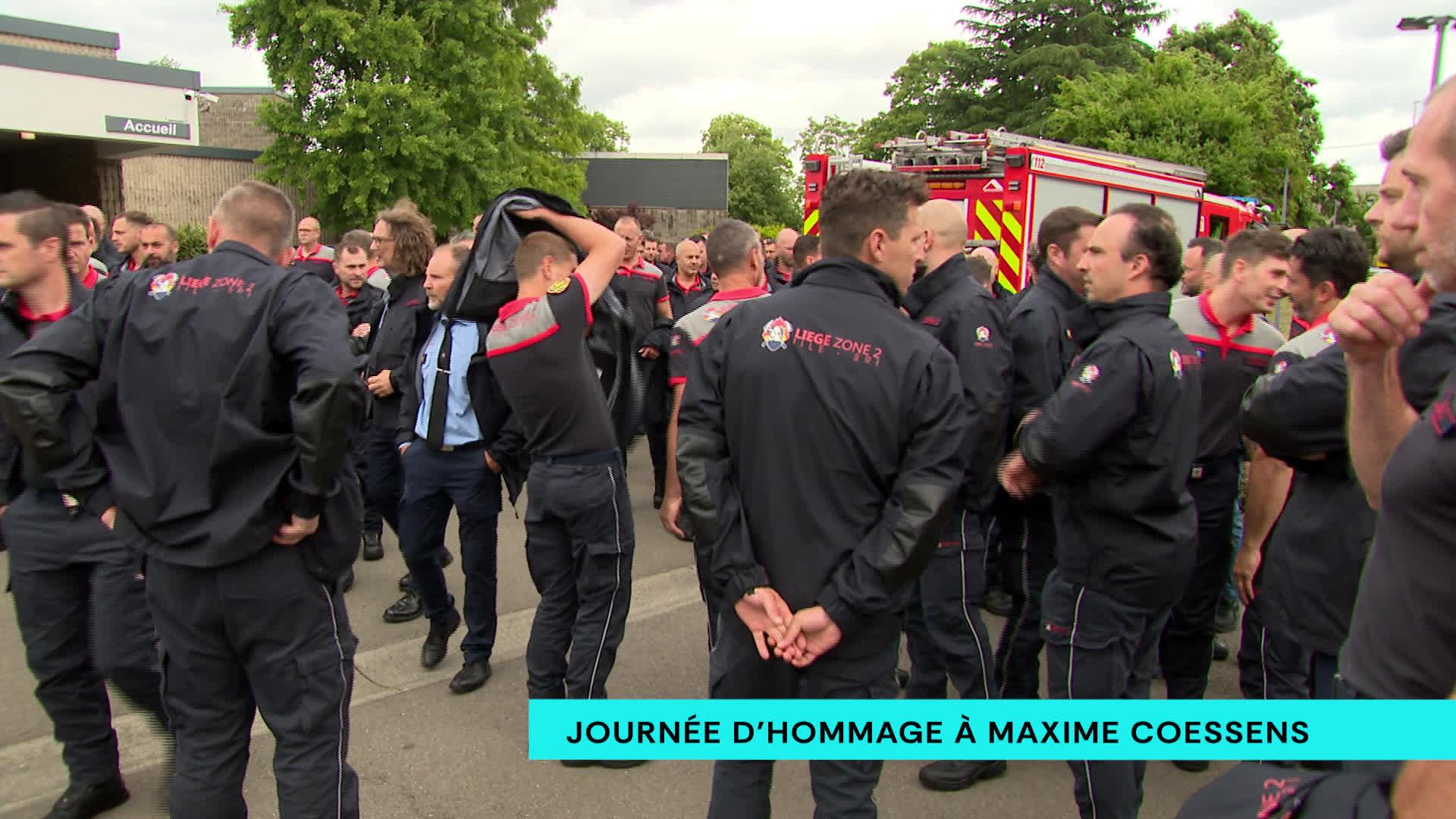 Funérailles du pompier décédé lors de l'incendie à Lantin