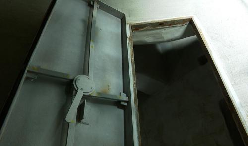 L'abri antiaérien de la Cité Miroir en pleine restauration
