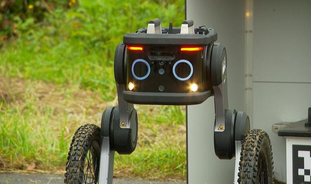 Un robot patrouilleur débarque à Liège Airport