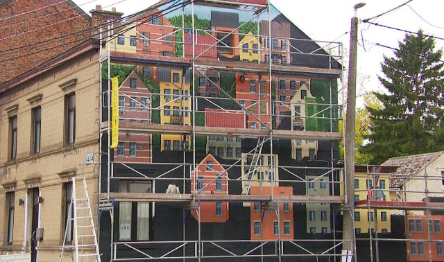 L'artiste Jaune intègre le parcours de Street Art à Hannut