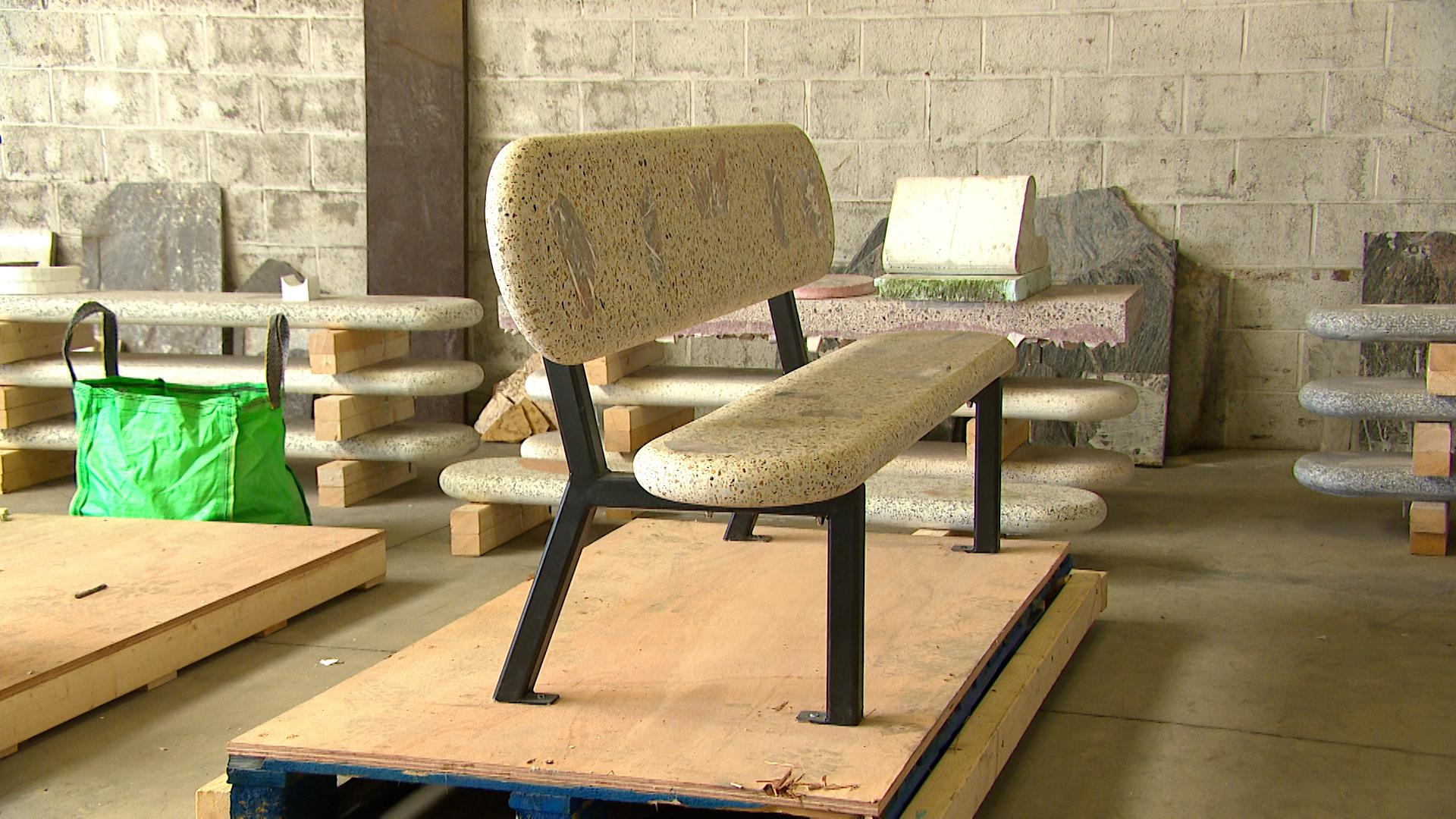 Bau-Regain à Herstal crée du mobilier urbain circulaire