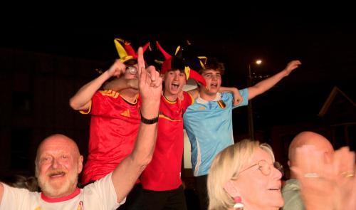 Les supporters liégeois ont vibré devant la remontada des Diables Rouges