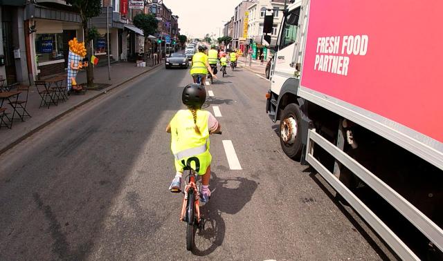 Rouler à vélo dans la circulation