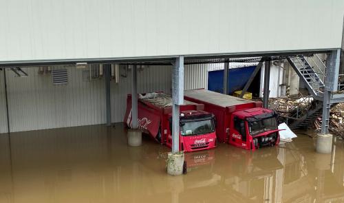 Commémoration sur le site d'embouteillage de Chaudfontaine