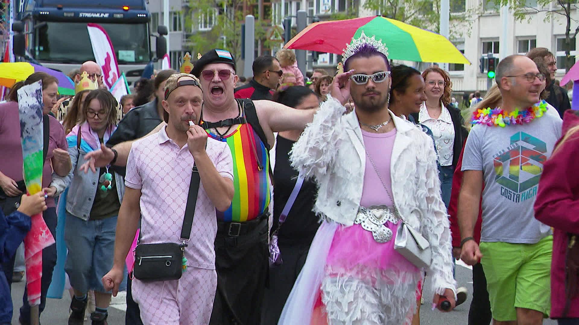 Liège Pride, 2e édition : 1200 personnes marchent avec fierté
