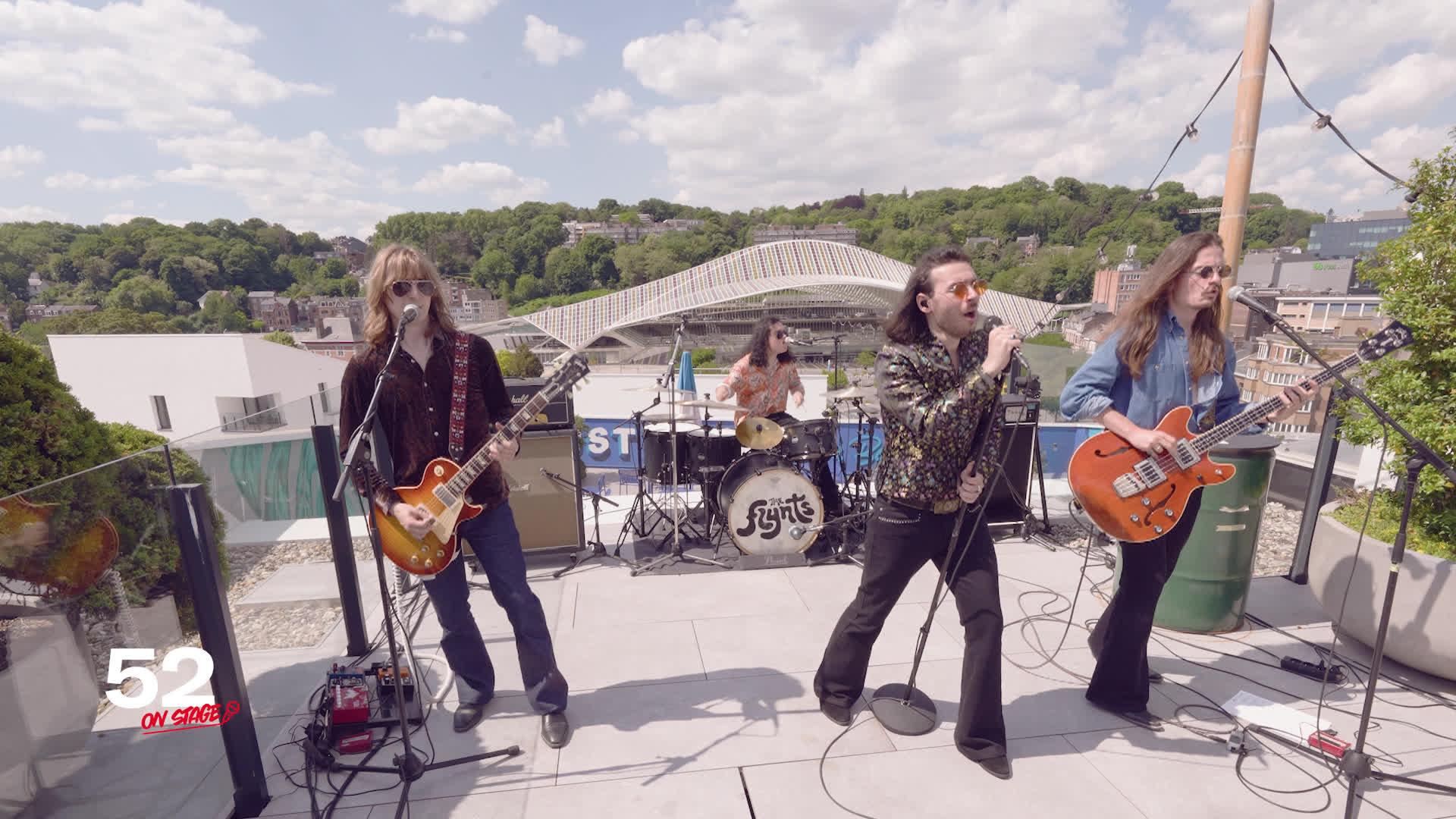The Flynts sur le rooftop du YUST