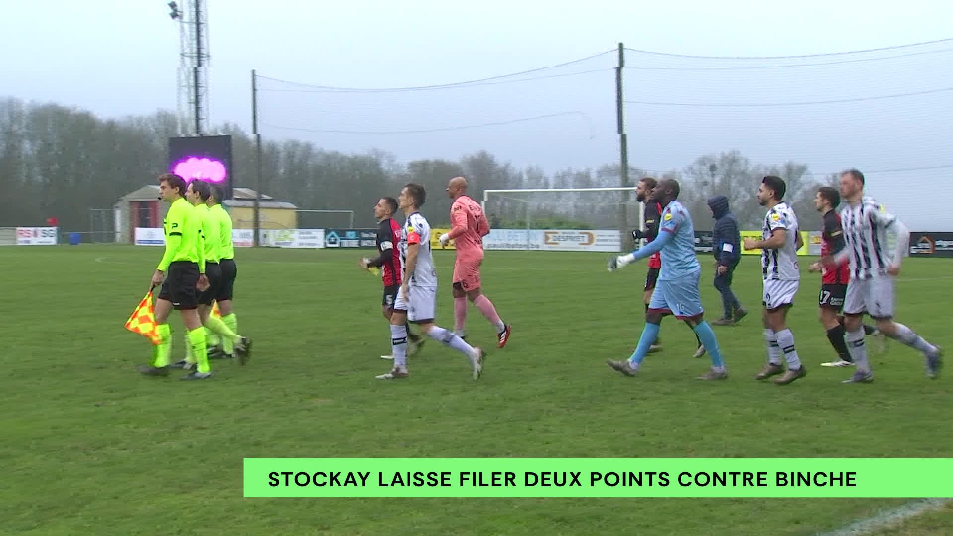 D1 ACFF : Stockay laisse filer deux points contre Binche