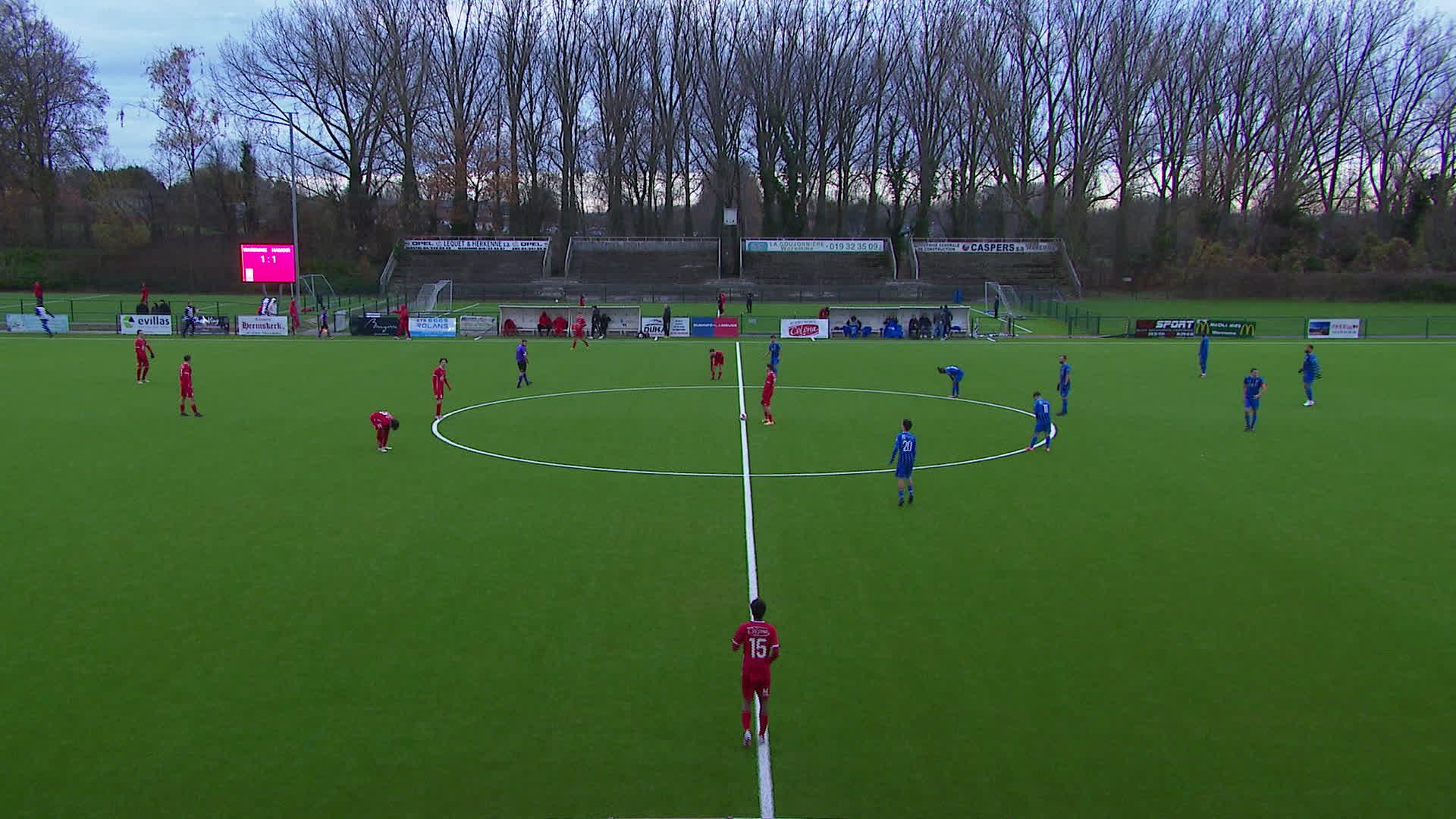 Replay D3 ACFF B Waremme vs Hamoir 2/2 du 1er décembre 2024